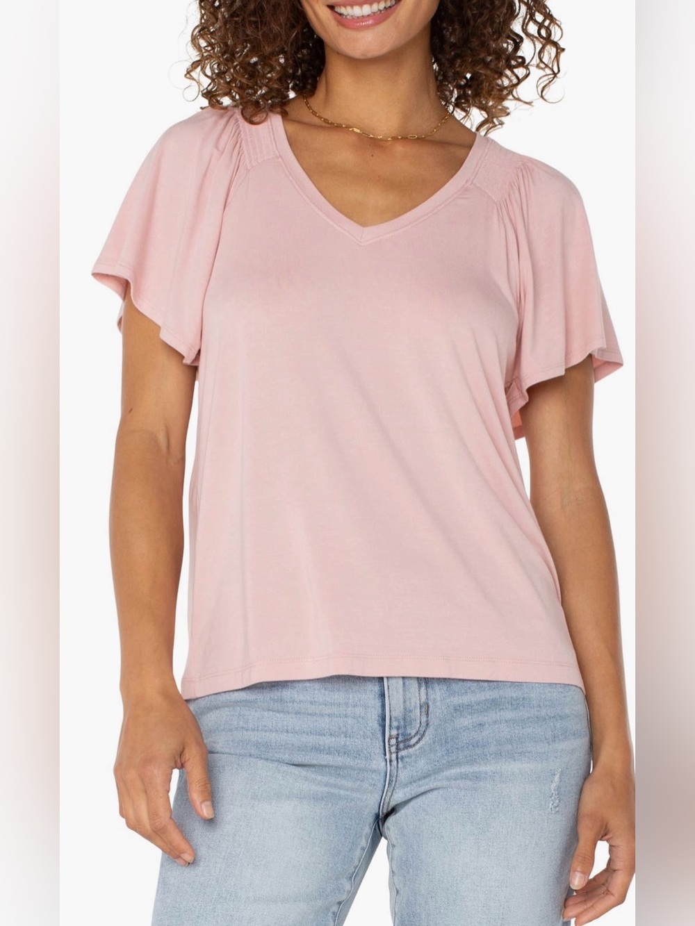 EUC Liverpool light pink shirt